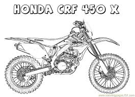 You will find realistic and detailed images of trucks in this article. Honda Crf Coloring Page For Kids Free Bikes Printable Coloring Pages Online For Kids Coloringpages101 Com Coloring Pages For Kids