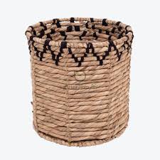 Shop laundry baskets online at paytmmall.com. Handmade Round Natural And Black Laundry Baskets Made Of Water Hyacinth Only From 9 80