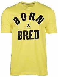 Black And Yellow Jordan Shirt Nike Jordan Men S Born And Bred Jumpman T Shirt Yellow In Vibrant Yellow Black Modesens Shirts Nike Jordan T Shirt