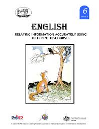 Even if you can't be a professional chef, you can at least talk like one with this vocabulary quiz. English 6 Dlp 2 Relaying Information Accurately Using Different Dis