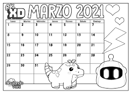 Dibujos para dibujar y pintar bien bonito. Marzo 2021 Pk Xd Para Imprimir Calendario Dibujando Con Vani