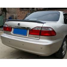 The difference between placing first or second in a race, or finishing at all, depends largely upon the performance of these performance parts. For Honda Accord Spoiler 1999 2001 High Quality Frp Material Car Rear Wing Primer Color Rear Spoiler For Honda Accord Spoiler Spoilers Wings Aliexpress