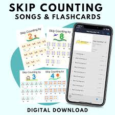 Skip Counting Songs & Cards 1-12