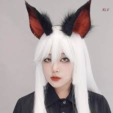 Cute Fox-Anime Beast Tail Handmade-Fox Ear Headband Lovely-Fox Tail Themed  Party Costume Cosplay Props for Festivals