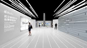 Greenland Showroom On Behance Exhibition Design Gallery Design Corporate Interior Design