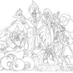 For a more finished, inked look, carefully draw over the final sketch lines with a pen or marker. Disney Villains Coloring Pages Evil Queen Xcolorings Com