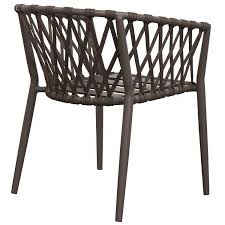 Modern Leisure Metal Garden Furniture Outdoor Woven Rope Dining Chair In 2020 Metal Garden Furniture Chair Contemporary Furniture