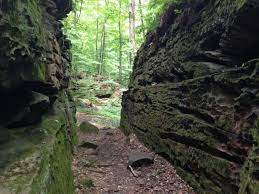 The Faces Carved Into These Ohio Ledges Make You Feel Like You Entered Another World Face Carving Ohio Travel Ohio Hiking
