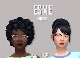 We offer more custom content than any other . Ilkup S Esme Glasses Sweet Sims 4 Finds