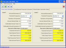 This Free Loan Payment Calculator For Windows Allows You To Quickly Calculate And Compare Loan Payments Bas Car Loan Calculator Loan Calculator Unsecured Loans