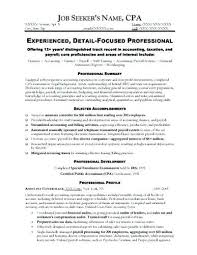 Sample Resume Of An Accountant Here Is An Accounting Resume Sample ...