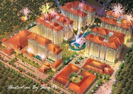 An Illustration For Bayou Lagoon Park Resort Melaka Park Resorts Lagoon Park House Styles
