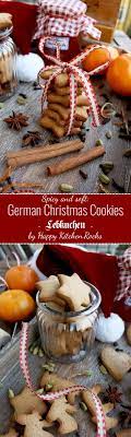 German Christmas Cookies Lebkuchen Happy Kitchen Rocks German Christmas Cookies Cookies Recipes Christmas Christmas Baking