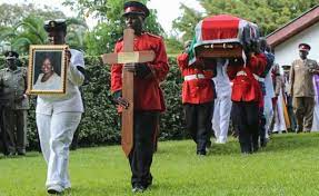 Former president mwai kibaki's speech during former nyeri governor nderitu gachagua's farewell www.nation.co.ke former. Kenya S Former First Lady Laid To Rest Allafrica Com