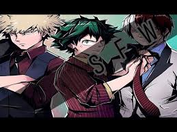I am up to date on both mha and black clover so i am suited to answer this question. Kiss War A Kissing Game Bakugou Deku Todoroki X Listener Non 18 Ver Youtube