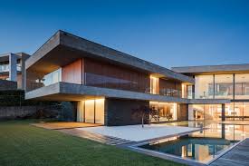 It helps to bring the house closer to its surroundings and to allow it to blend into. Modern V Shaped House With The Most Gorgeous Interior Design