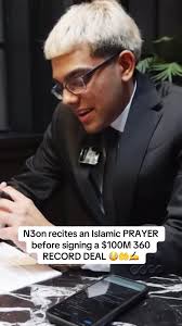 N3on’s Islamic Prayer Before $100M Record Deal