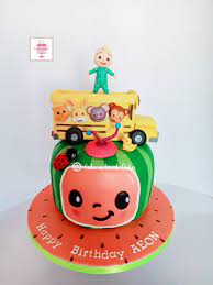 11 919 просмотров • 27 сент. A Cocomelon Themed Birthday Cake Made Cake A Break Doha Facebook