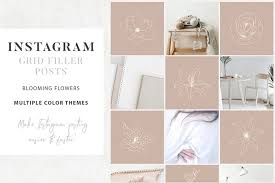 All the attributes are fully customizable; 44 Best Instagram Layout Ideas Using Instagram Grid Templates