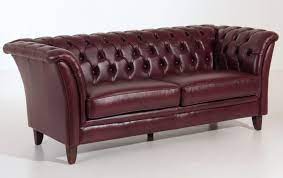 Optisch wirkt kunstleder wie leder, ist aber deutlich preisgünstiger. Barnsley 2 5er Sofa Chesterfield Couch Leder Rot Kaufen Bei Froschkonig24 Gmbh