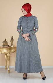Tesettur Elbise Kollari Nakisli Dugme Detayli Bln9245 4 Tesetturpazari Com Elbise Victorian Elbiseler Elbiseler