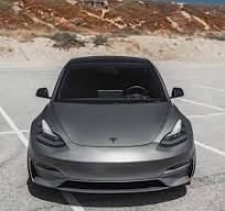 Tesla Model 3 Ascension Front Fascia System (Front Bumper) (Sensor Holes:  No Sensor Holes, COLOR: Midnight Silver Metallic (PMNG))