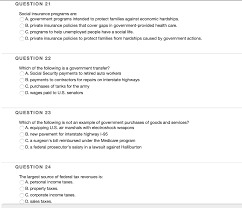 Which of the following is a social insurance program. Question 21 Social Insurance Programs Are A Chegg Com