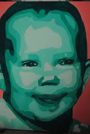 Black And White Self Portrait Art Student Monochromatic Self Portraits Self Portrait Art Monochromatic Paintings Pop Art Portraits