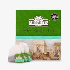 It's part of the selection box i have and is great for both hot and cold weather. Ahmad Tea Green Tea W Mint 100 Tagged Buy Online Tea At Best Prices In Egypt Souq Com