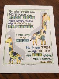 The final verses are an oracle of salvation promising salvation to. Psalm 91 Coloring Page For Delight In The Word Club Members Joditt Designs