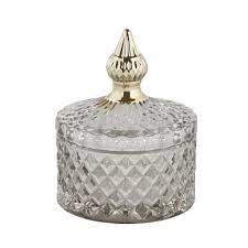 At canningsupplypro.com we want your shopping experience to be comfortable and fun as you embark on the task of canning and preserving your garden surplus or just making homemade pickles because they are the best! Pressed Glass Bathroom Storage Jar By Ella James Notonthehighstreet Com