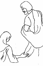 This bible coloring page design belongs to these categories: Jesus Heals The Sick By Chris Placo