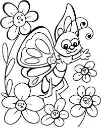 Butterfly Coloring Pages For Kids 100 Images Print For Free Add two symmetrical top wings. butterfly coloring pages for kids 100