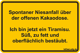 Spontaner Niesanfall über Der Offenen Kakaodose Istdaslustigde