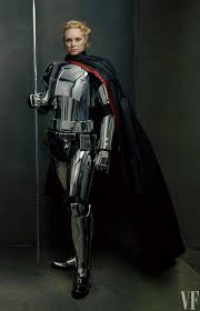 Gwendoline Christie As Captain Phasma Star Wars The Last Jedi Photo By Annie Leibovitz For Vanity Fair Star Wars Images Star Wars Art Star Wars Costumes