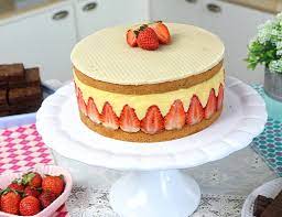 Fraisier Cake Band Receitas