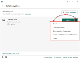 How To Create An Encrypted Vault In Kaspersky Security Cloud 20