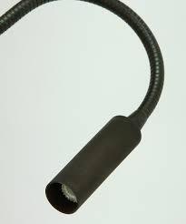 Wandleuchte alice grau stoff mit kabel stecker. Bett Leselampe Mit Flexarm Gelenk Aus Messing Oder Kupfer Casa Lumi