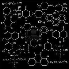 Blackboard With Chemical Formulas Vector Illustration Vector Illustration Chemical Equation Chemistry Art