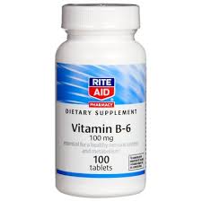 B complex vitamins, including b6, work to support and promote energy metabolism in the body. Rite Aid Vitamin B 6 100 Mg Tablets 100 Tablets Rite Aid