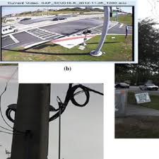 VCU attached to electric pole with camera at 20 ft.