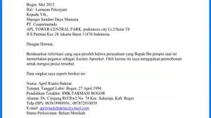Membuat surat lamaran kerja terlihat gampang. Contoh Surat Lamaran Doc Yang Baik Dan Benar Youtube