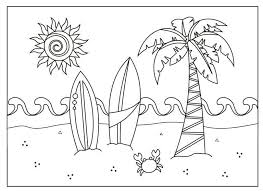 Use our special 'click to print' button to send only the image to your printer. A Beach Scene Coloring Page Summer Coloring Pages Summer Coloring Sheets Beach Coloring Pages