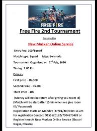 Free fire game style name dp generator. Tournament Hub Free Fire Tournament New Muskan Online Facebook