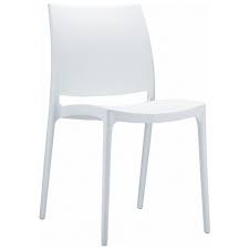 Addie Stackable Patio Dining Chair Side Chairs Dining Dining Chairs White Dining Chairs