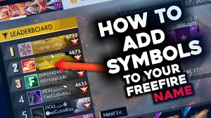 Download alok free fire png free hd and. How To Add Stylish Symbols To Freefire Name Add Cool Symbols Like Pro Players Freefire Name Youtube