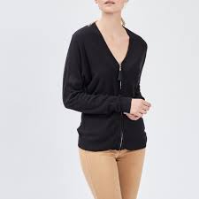 H&m vous propose une large gamme de pulls et de cardigans pour femme pour différentes occasions. Gilet Manches Longues Zippe Femme Noir La Halle
