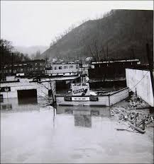 Welch Wv 1977 Flood Near Yeager Ford West Virginia Virginia Mcdowell County