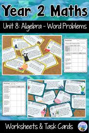 Australian Curriculum Word Problems Worksheets And Task Cards Year 2 Word Problems Math Word Problems Subtraction Word Problems