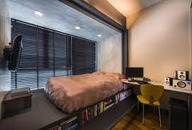 Many homeowners have turned bay windows in small bedrooms and living rooms alike into more functional spaces, such as cabinets for extra storage, platform beds, desks and even dressing tables. Bay Window Ideas